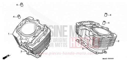 CYLINDER (VT1100CS/CT) VT1100CS de 1995